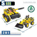 STEM Smart Construction Engineering Tank Toys Building Bricks with 2 IN 1